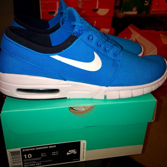nike stefan janoski max blue